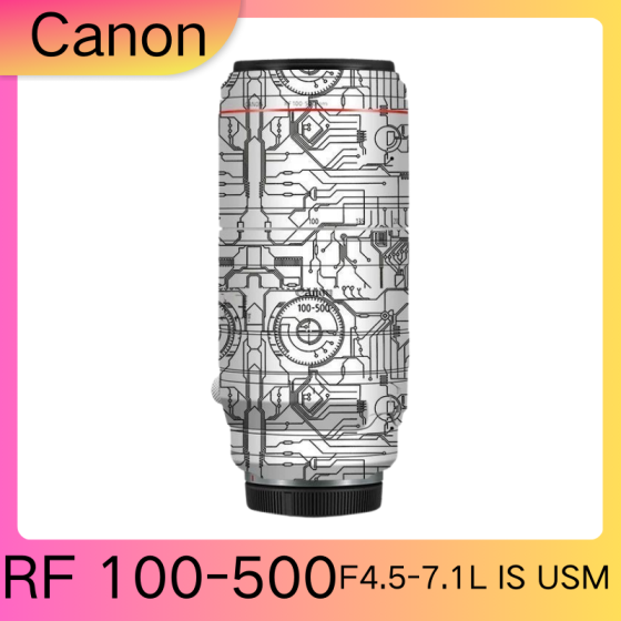 Lentes Canon RF100-500F4.5-7.1L IS USM  - Pele câmera, adesivo câmera - com alta resistência a arranhões, à prova d'água e com design elegante.